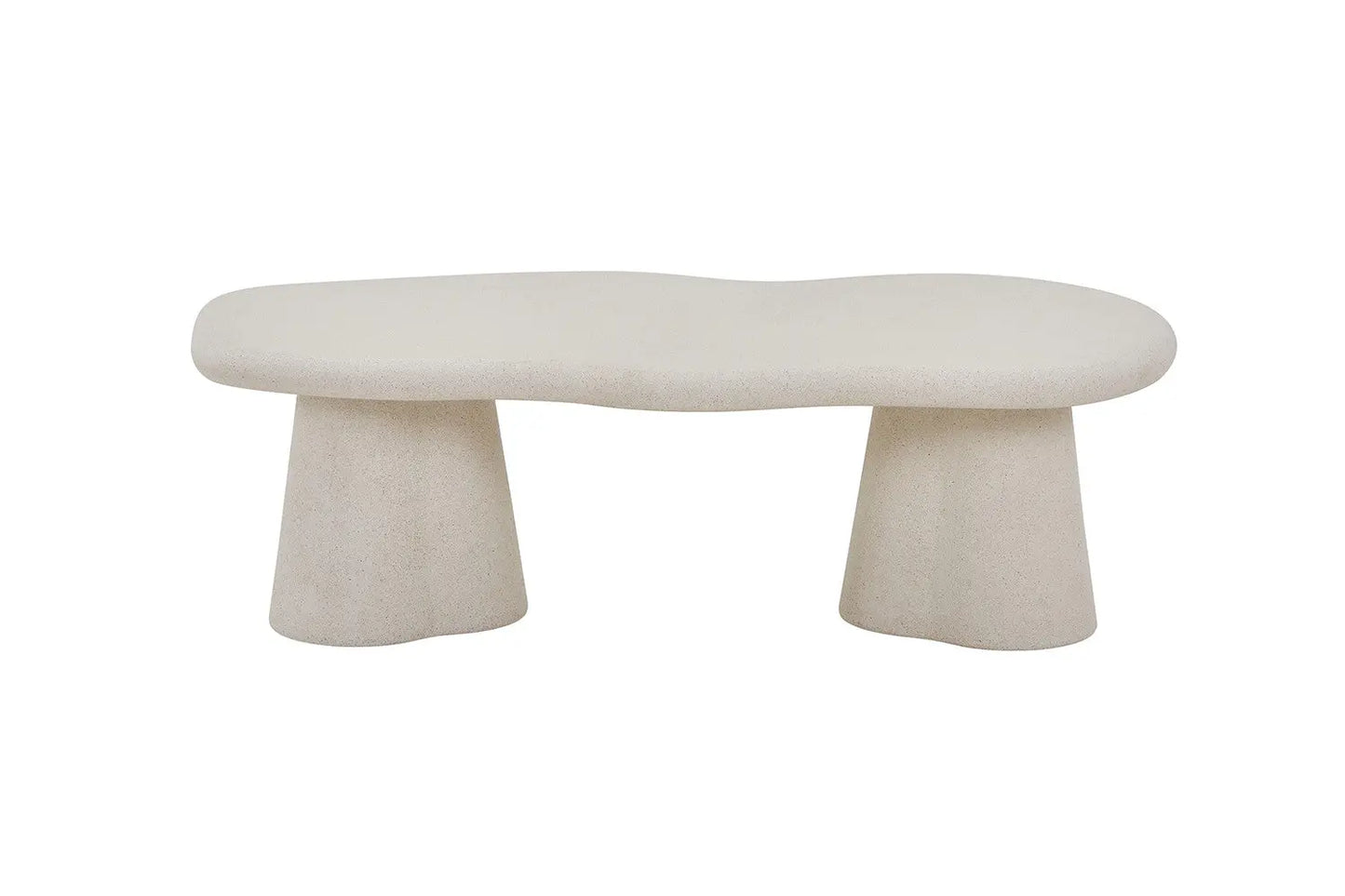Table Basse Effet Ciment FARY Ciment Beige - 130 cm ROUSSEAU
