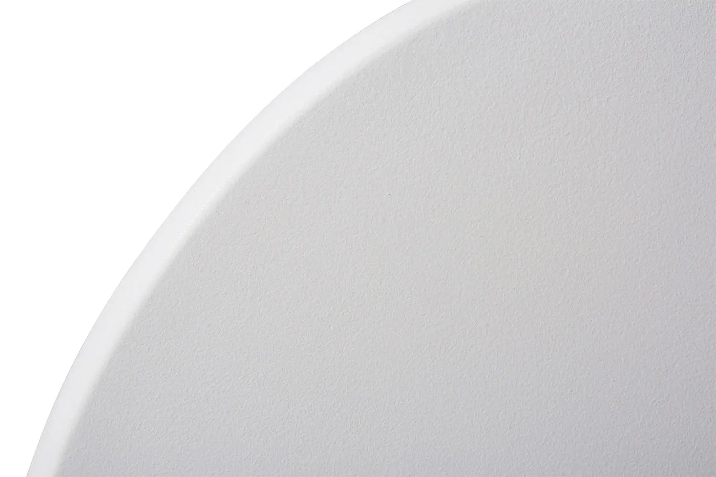 Table Ronde Effet Ciment Blanc TAVINA - 120 cm ROUSSEAU