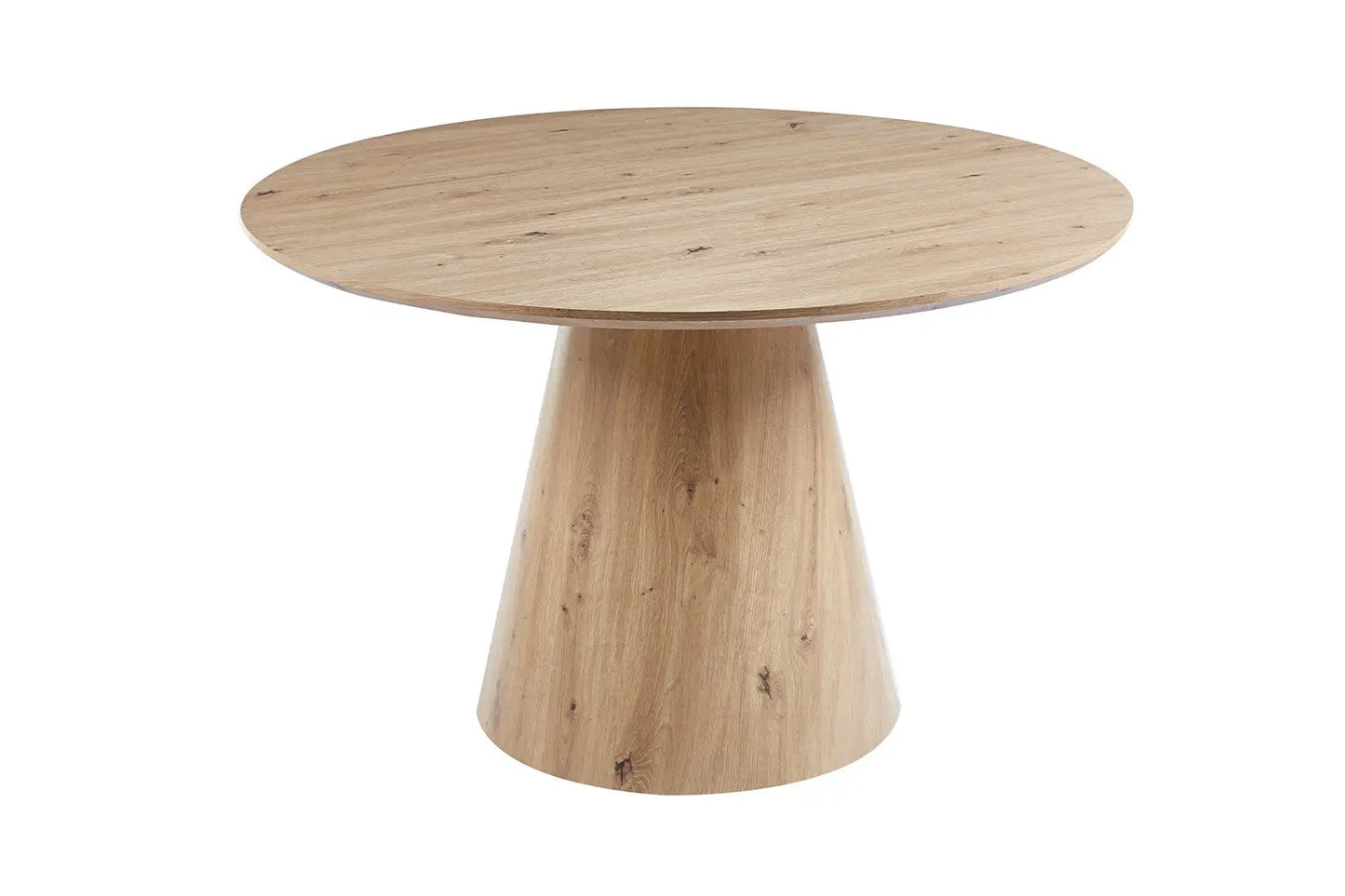 Table Ronde TIGA en Effet Chêne vieilli 120 cm ROUSSEAU
