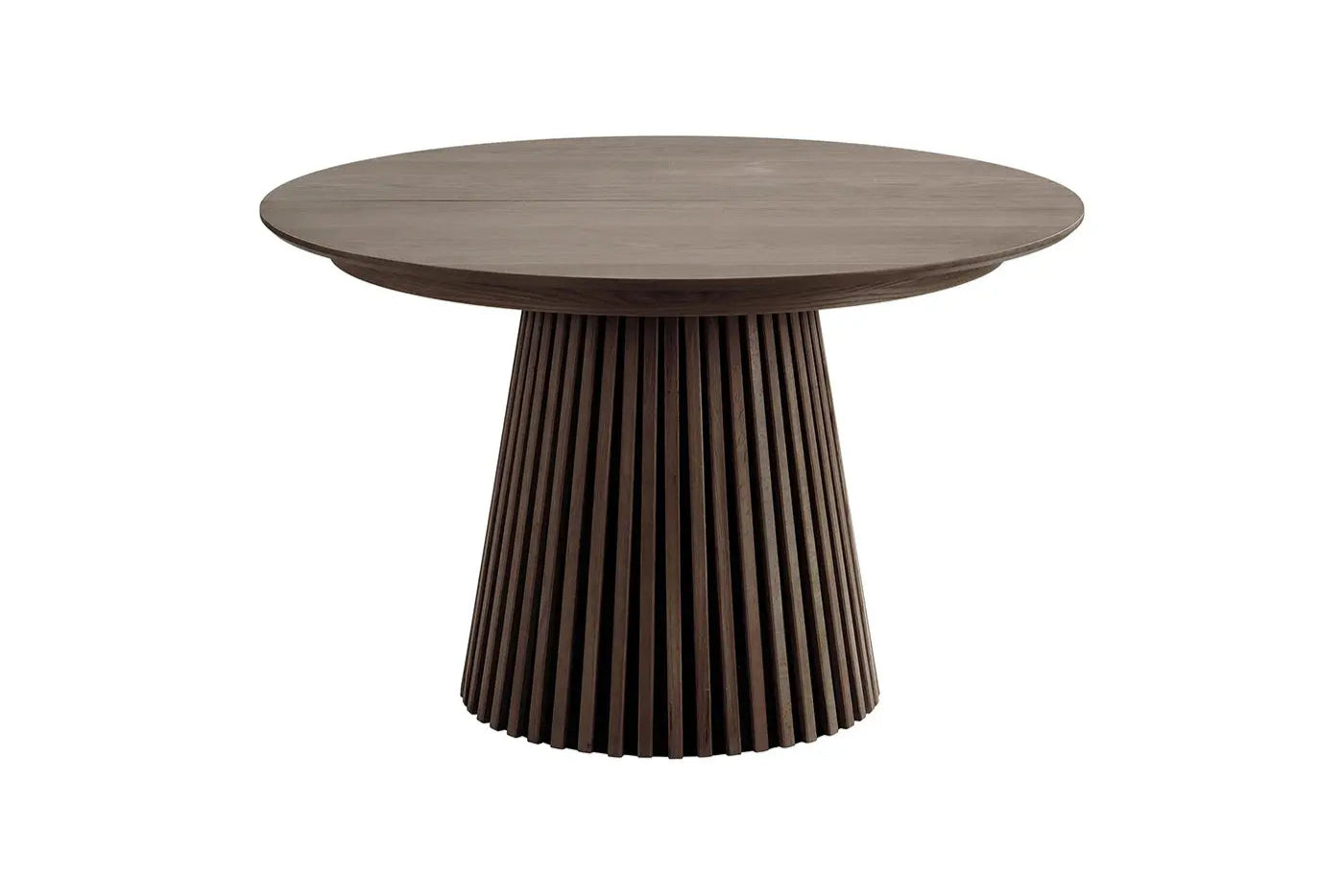 Table à Manger Extensible OSAKA Effet Bois Brun Foncé - 120 à 240 cm HOUSE NORDIC