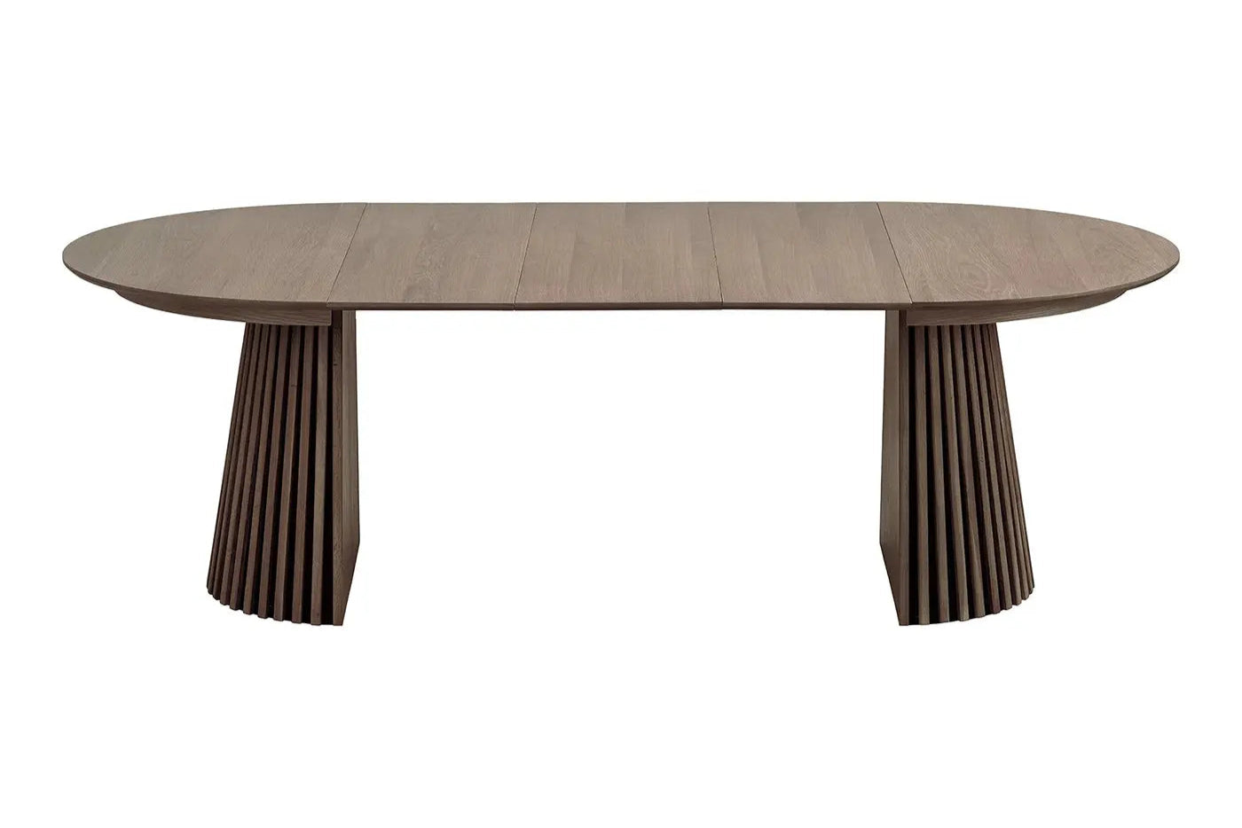 Table à Manger Extensible OSAKA Effet Bois Brun Foncé - 120 à 240 cm HOUSE NORDIC