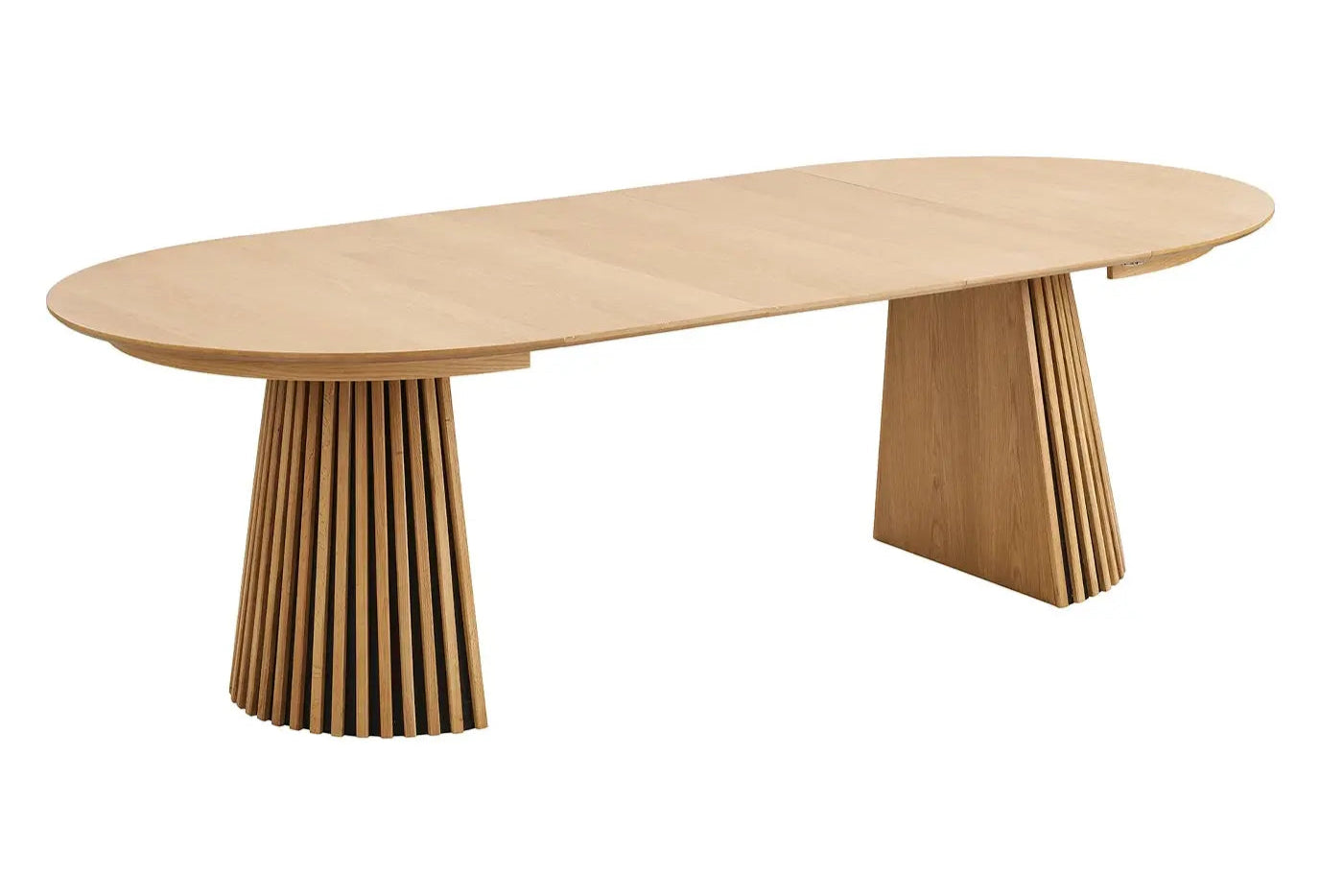 Table à Manger Extensible OSAKA Effet Bois Naturel - 120 à 240 cm HOUSE NORDIC
