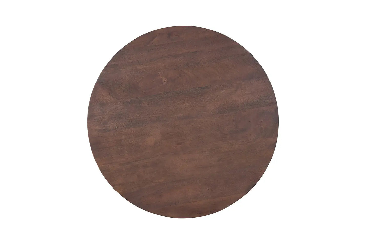 Table à manger Ronde TOMI en Bois de Manguier Brun - 130 cm ROUSSEAU