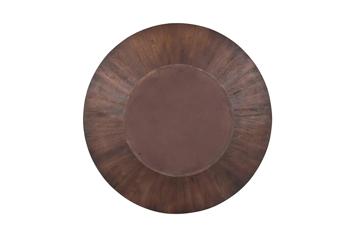Table à manger Ronde TOMI en Bois de Manguier Brun - 130 cm ROUSSEAU