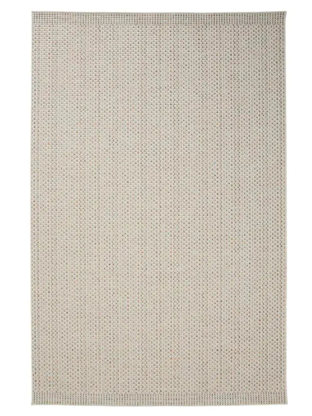 Tapis d'Intérieur et d'Extérieur en Polypropylène AGRA Crème / Bleu BENUTA