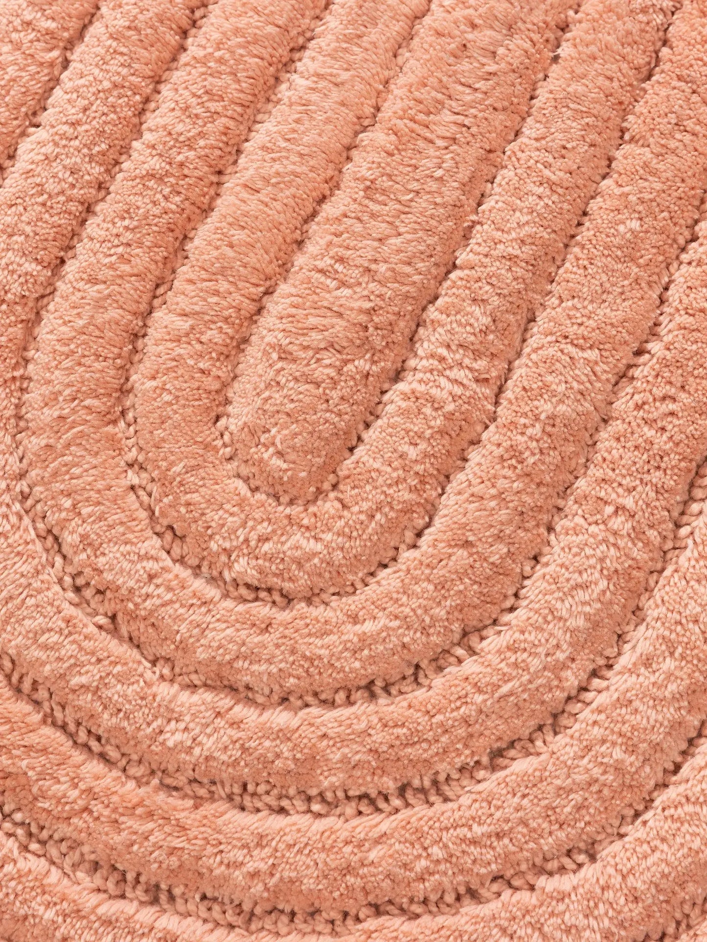 Tapis de bain 100% Coton tufté à la main NIA Orange BENUTA