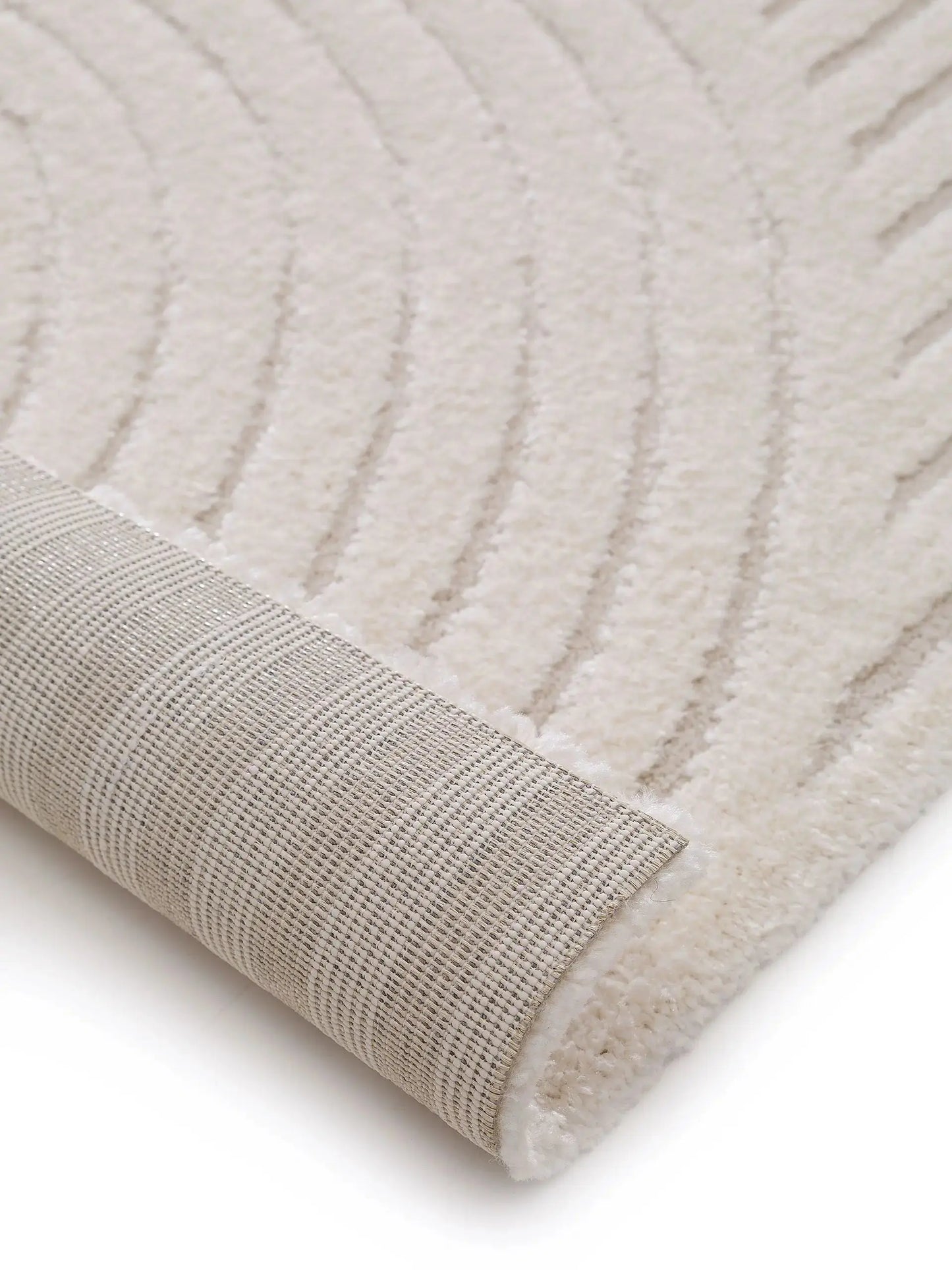 Tapis tissé à la machine EVE Crème BENUTA