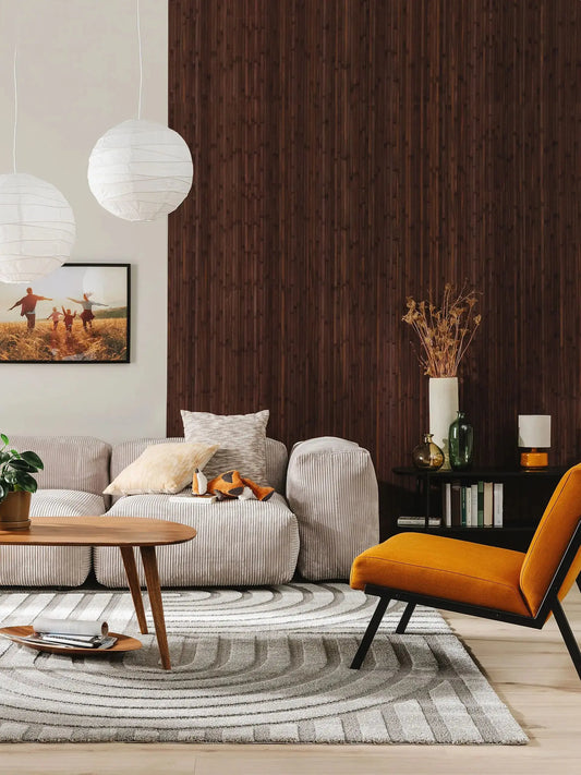 Tapis tissé à la machine EVE Gris BENUTA