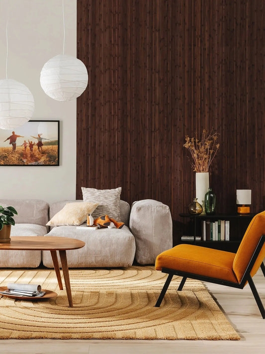 Tapis tissé à la machine EVE Jaune BENUTA