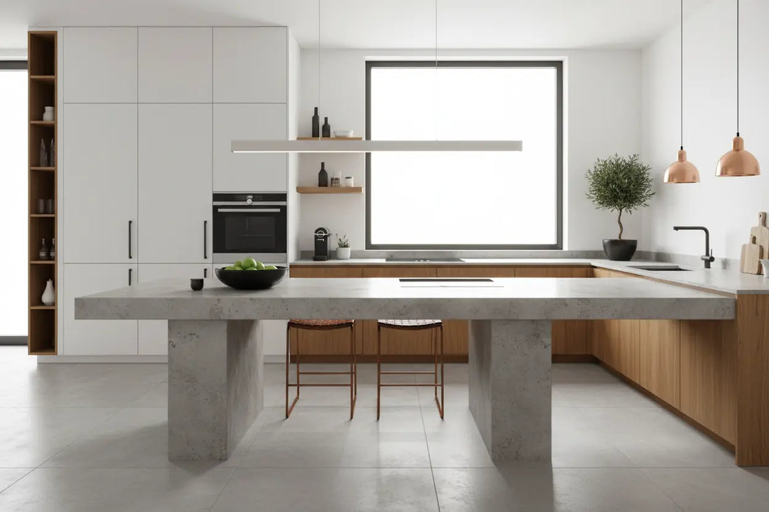 Table en ciment : 7 astuces pour un mobilier durable et design TIKOYA