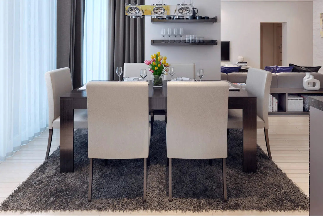 Tapis-salle-à-manger-Le-guide-essentiel-pour-choisir-la-taille-et-le-style-parfaits TIKOYA