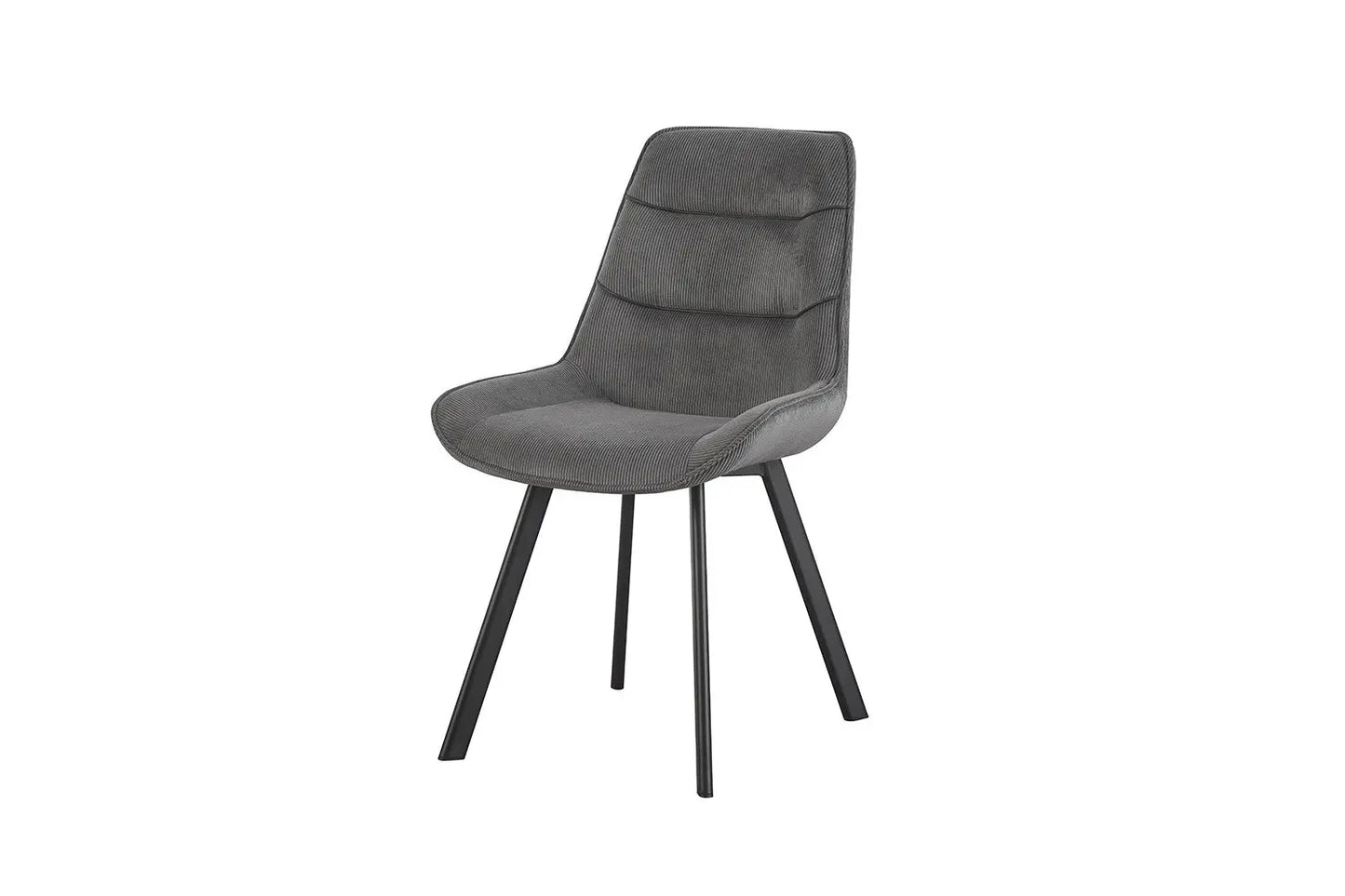 AMELIA - Lot de Chaises de Salle à Manger - 53 x 61 cm - Gris ROUSSEAU