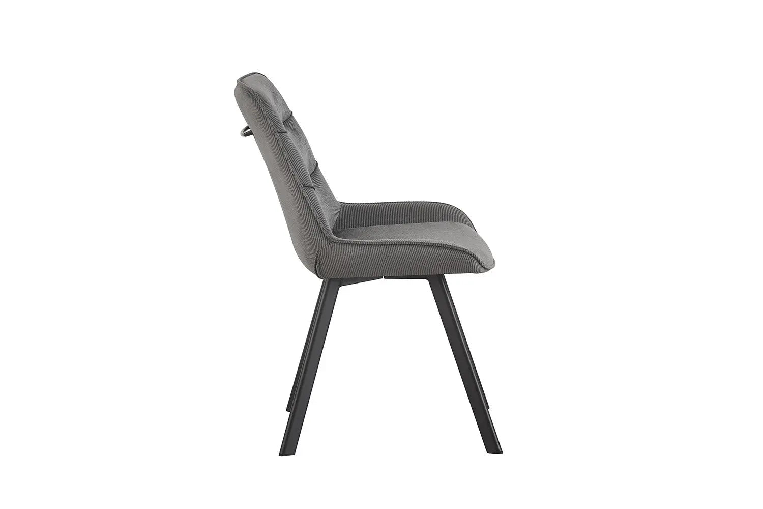 AMELIA - Lot de Chaises de Salle à Manger - 53 x 61 cm - Gris ROUSSEAU