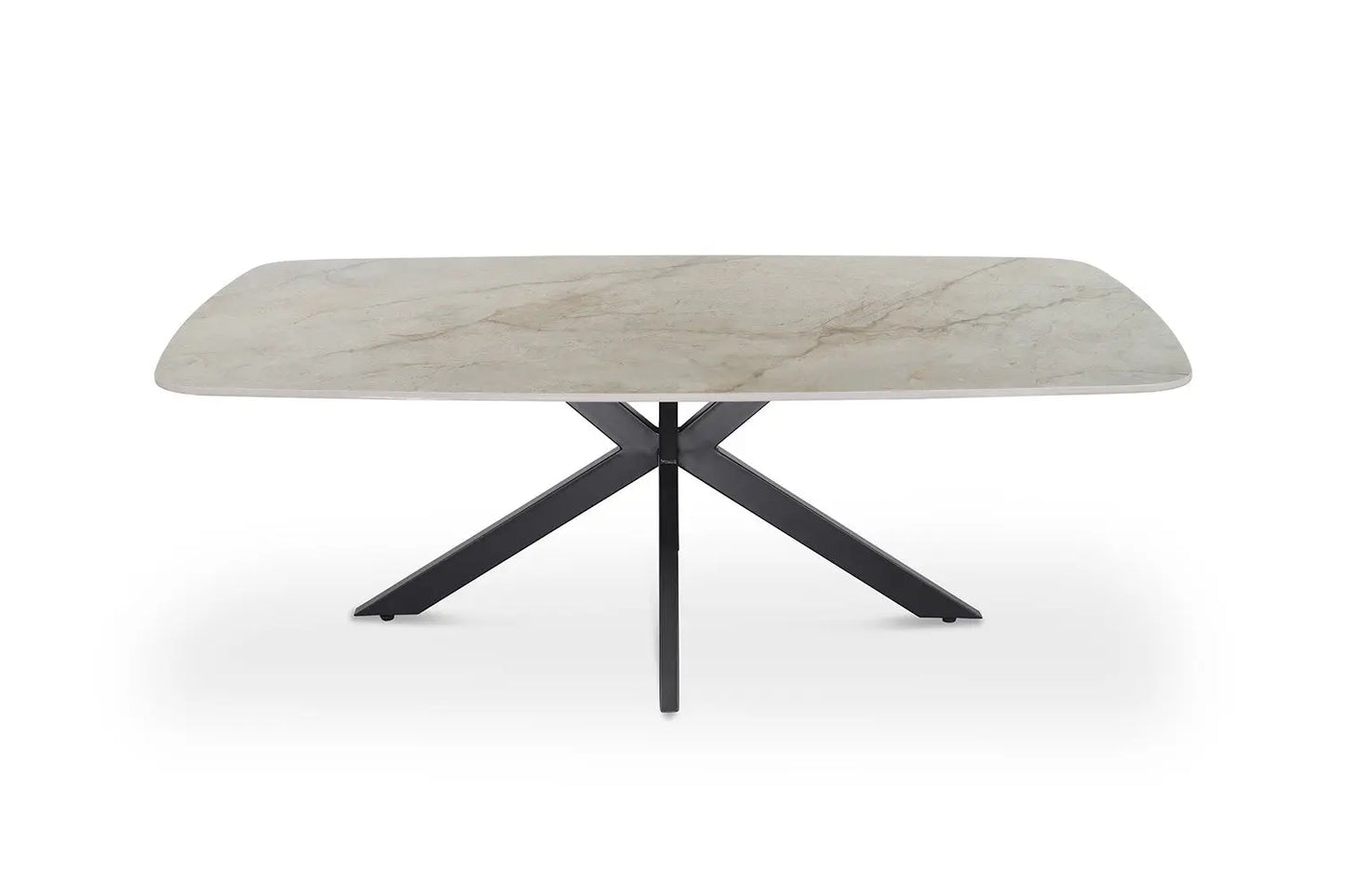 APOLLINA - Table basse Ovale en Pierre - 130 x 70 cm - Shakespear Beige ROUSSEAU