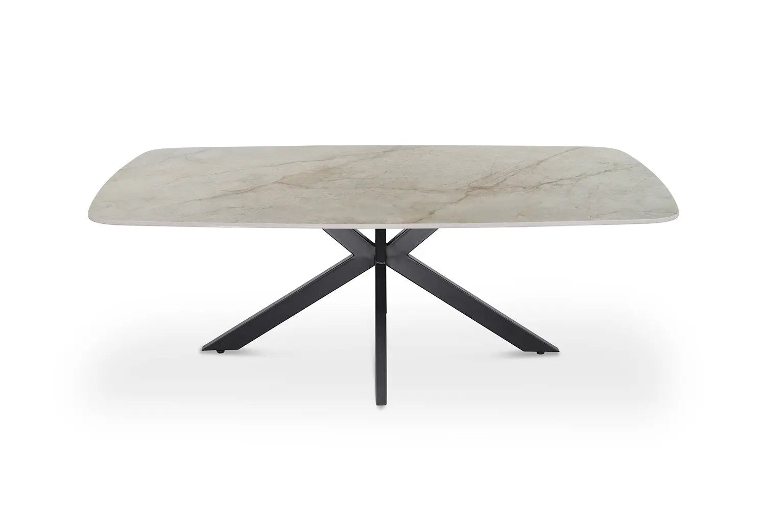 APOLLINA - Table basse Ovale en Pierre - 130 x 70 cm - Shakespear Beige ROUSSEAU