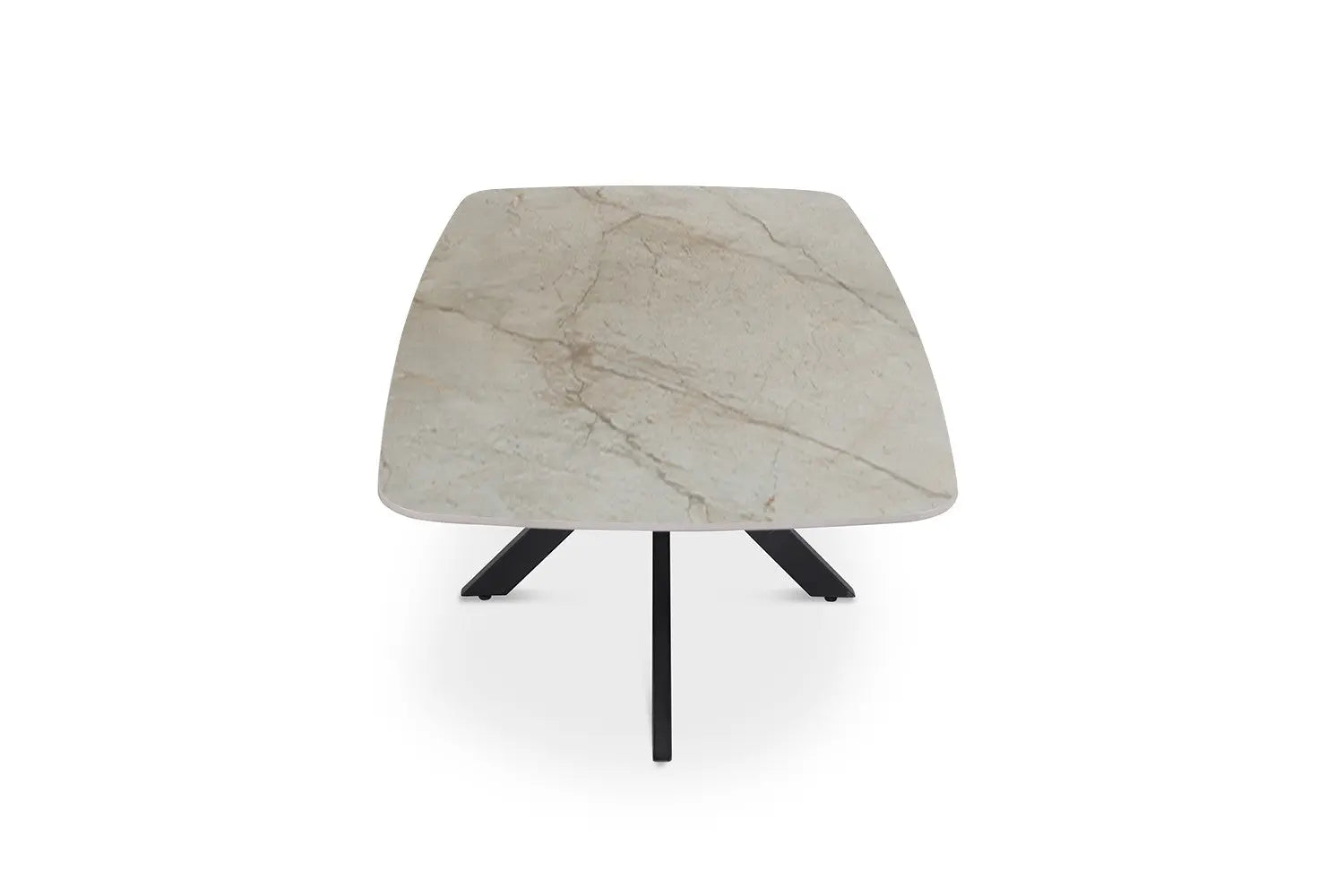 APOLLINA - Table basse Ovale en Pierre - 130 x 70 cm - Shakespear Beige ROUSSEAU