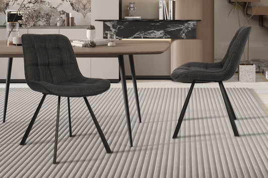 ARIANE - Chaise de Salle à Manger - 51 x 61 cm - Gris foncé ROUSSEAU