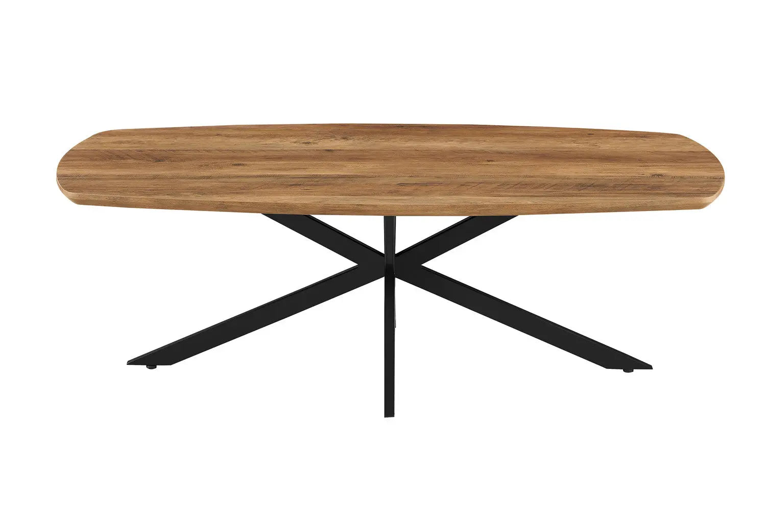 AYLEN - Table basse Ovale Effet Mango - 130x 70 cm ROUSSEAU