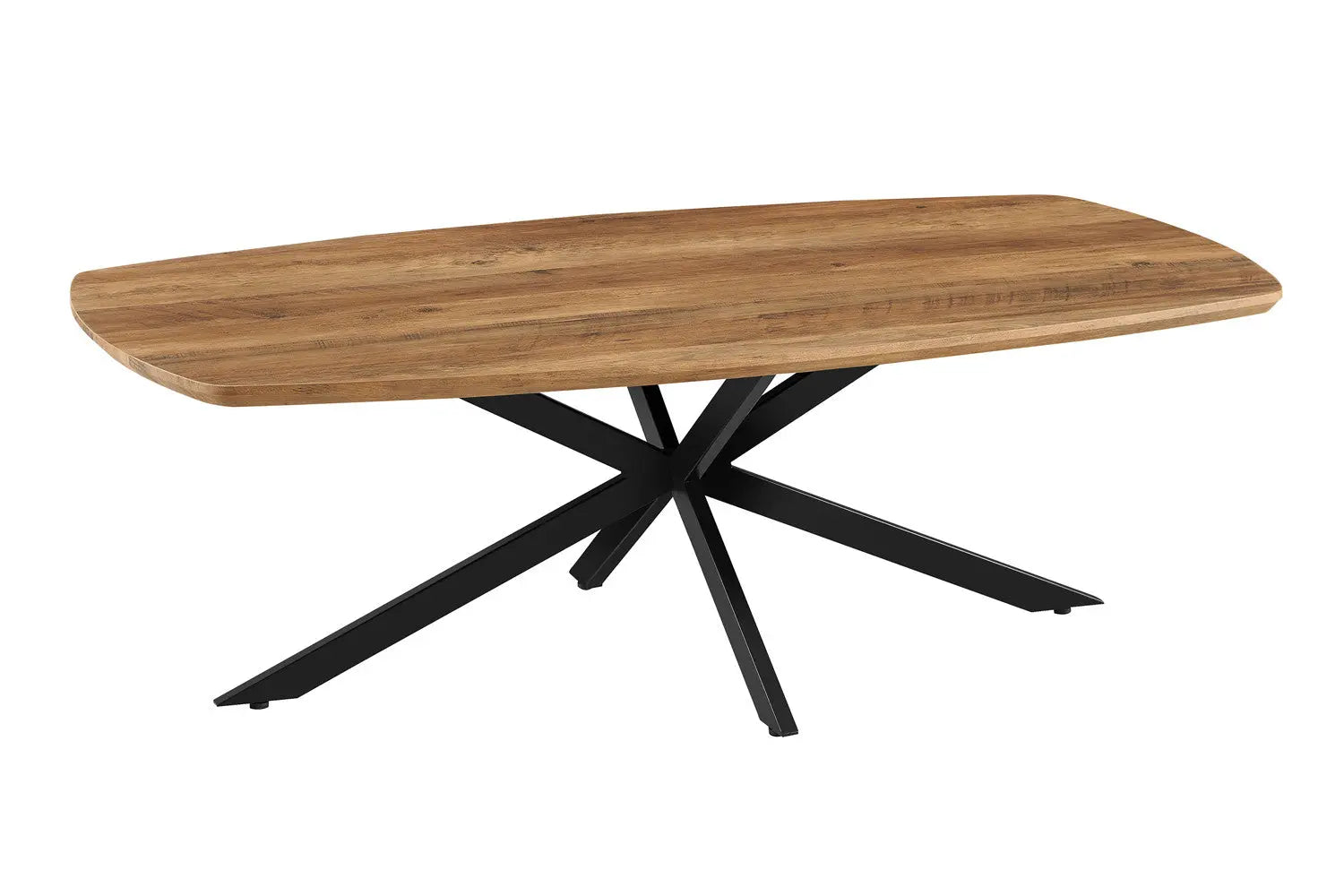 AYLEN - Table basse Ovale Effet Mango - 130x 70 cm ROUSSEAU