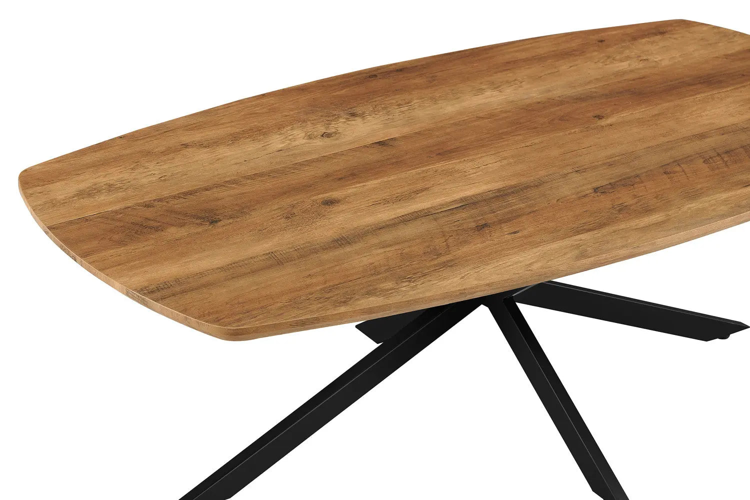 AYLEN - Table basse Ovale Effet Mango - 130x 70 cm ROUSSEAU