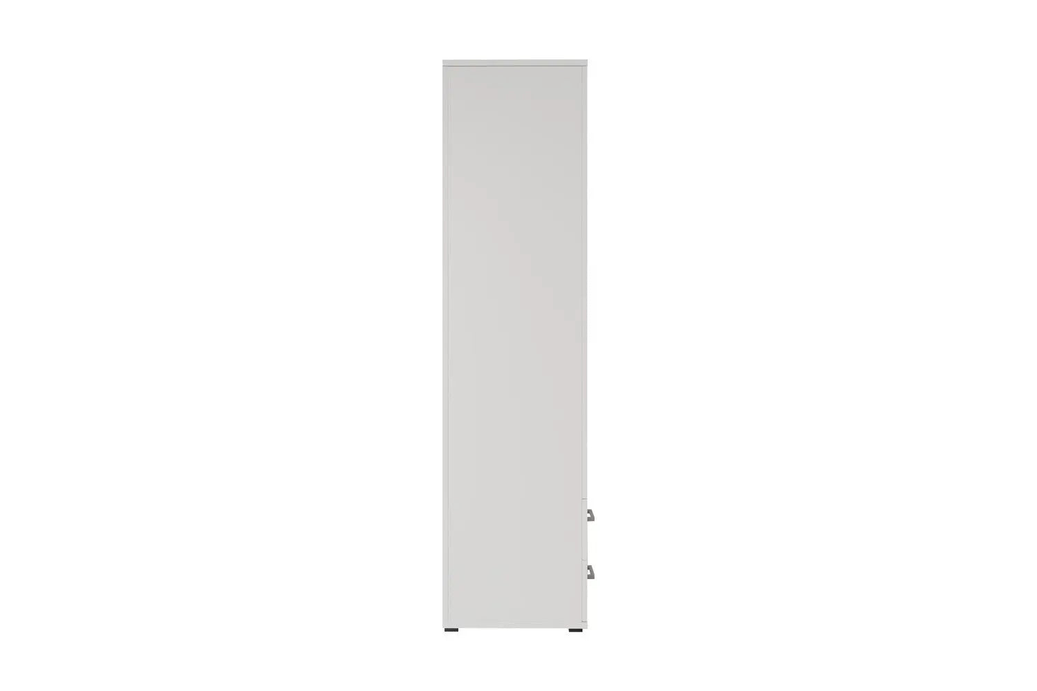 Armoire  3 portes avec miroir MARCO blanc - 120 cm TIKOYA