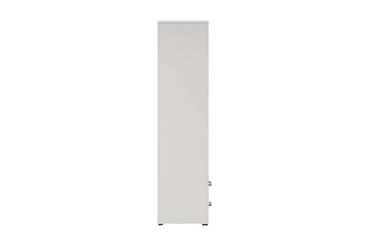 Armoire  3 portes avec miroir MARCO blanc - 120 cm TIKOYA