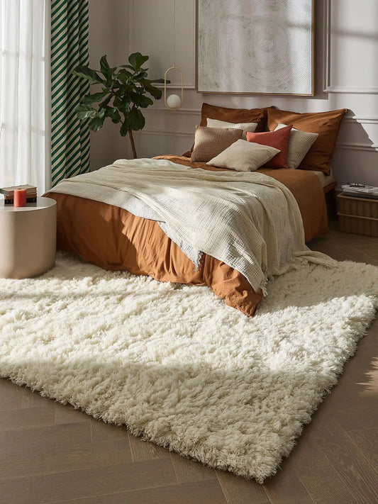 BAADAL - Tapis de Laine - Crème BENUTA