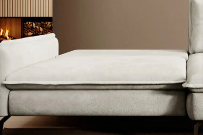 Canapé D'Angle Convertible avec Rangement GLOSSY - 226 x 162 cm WERSAL