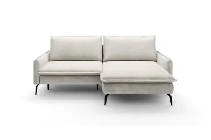 Canapé D'Angle Convertible avec Rangement GLOSSY - 226 x 162 cm WERSAL