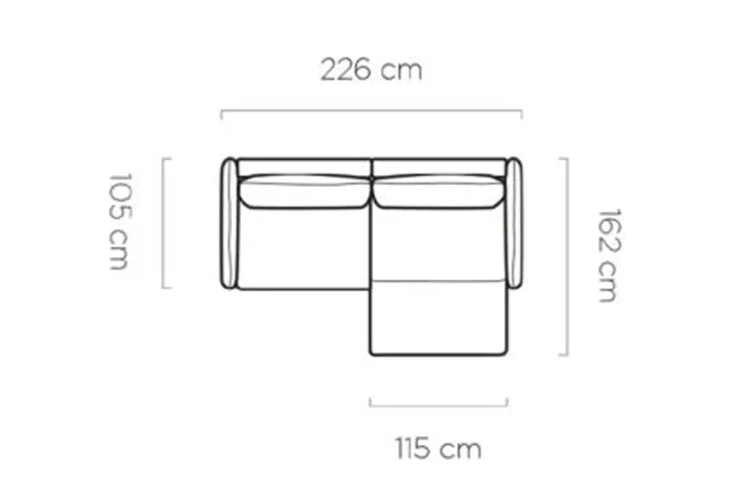 Canapé D'Angle Convertible avec Rangement GLOSSY - 226 x 162 cm WERSAL