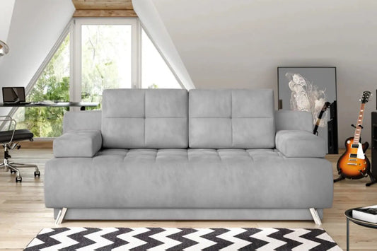 Canapé Droit Convertible avec Rangement OSLO - 197 x 94 cm WERSAL