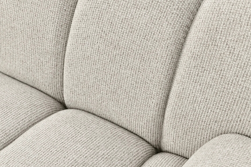 Canapé Droit Modulable 2 places Sable TAZA - 190 x 95 cm HOUSE NORDIC