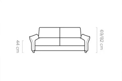 Canapé-Lit CANTO - 178 x 106 cm - Matelas intégré : 120 x 190 cm WERSAL