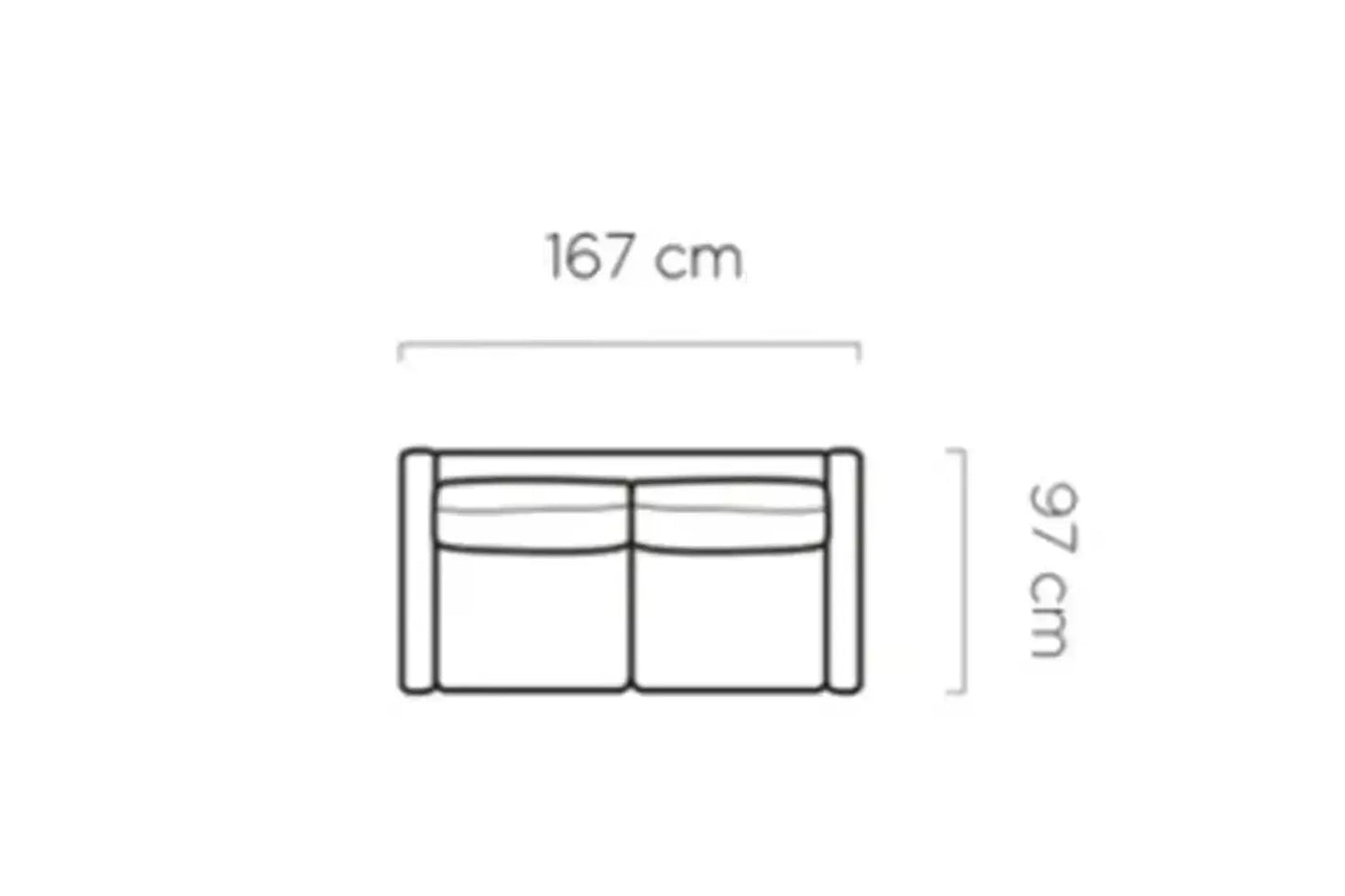 Canapé-Lit TINO SOFA - 167 x 97 cm - Matelas intégré : 120 x 192 cm WERSAL