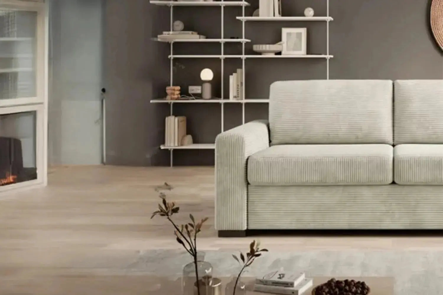 Canapé-Lit VANILLA - 180 x 98 cm - Matelas intégré : 120 x 200 cm WERSAL