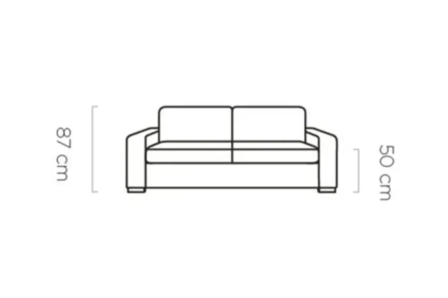 Canapé-Lit VANILLA - 180 x 98 cm - Matelas intégré : 120 x 200 cm WERSAL