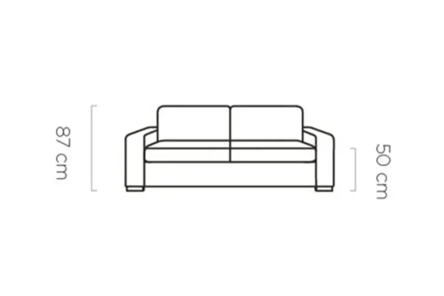 Canapé-Lit VANILLA - 180 x 98 cm - Matelas intégré : 120 x 200 cm WERSAL