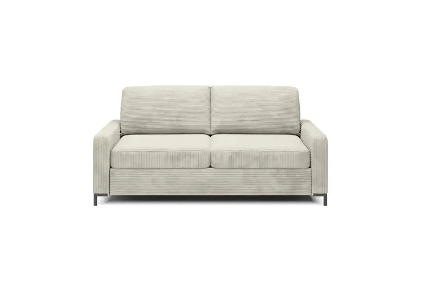 Canapé-Lit en Tissu Côtelé Beige TINO SOFA - 167 x 97 cm WERSAL