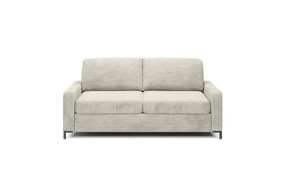 Canapé-Lit en Tissu Côtelé Beige TINO SOFA - 167 x 97 cm WERSAL