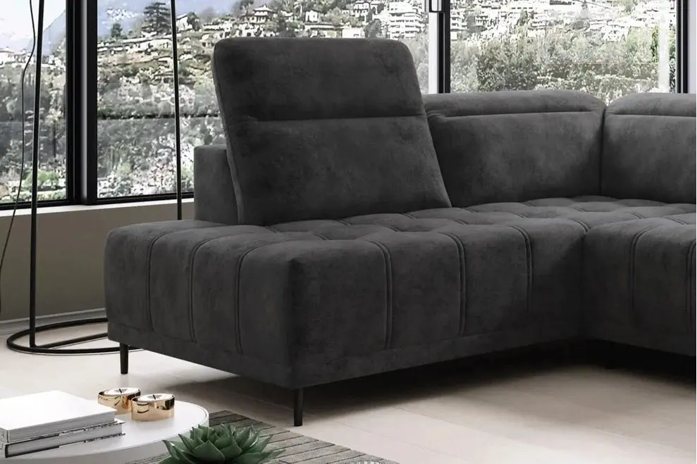 Canapé Panoramique Convertible Électrique FOCUS XL - 352 x 204 x 177 cm WERSAL