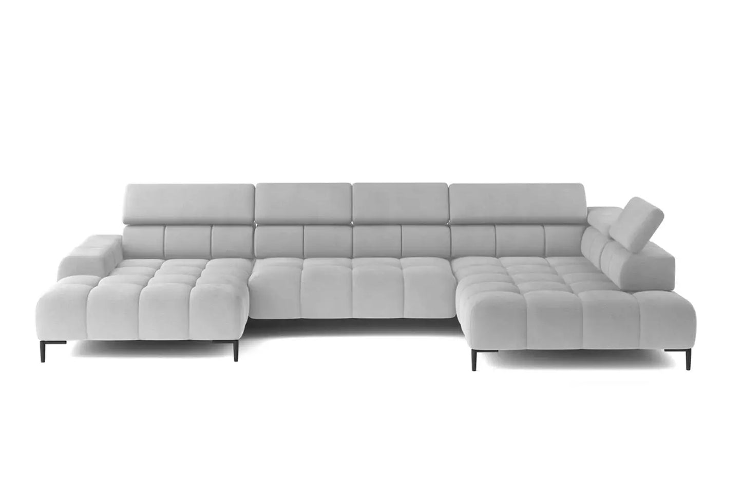 Canapé Panoramique Convertible Électrique PLAZA XL - 385 x 216x 177 cm WERSAL