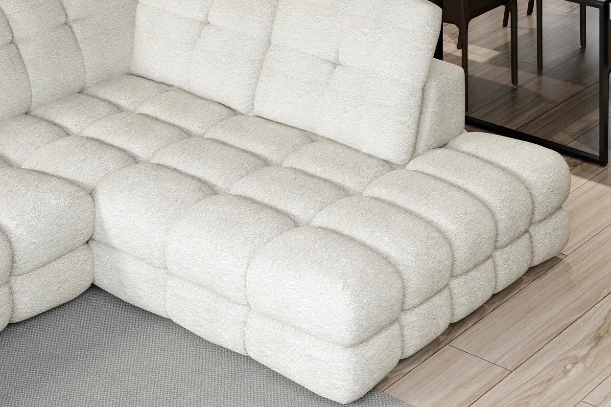 Canapé Panoramique Convertible Électrique TOLLO XL - 400 x 217 x 171 cm WERSAL