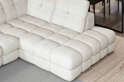 Canapé Panoramique Convertible Électrique TOLLO XL - 400 x 217 x 171 cm WERSAL