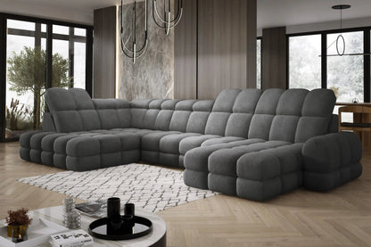 Canapé Panoramique Convertible Électrique TOLLO XL - 400 x 217 x 171 cm WERSAL