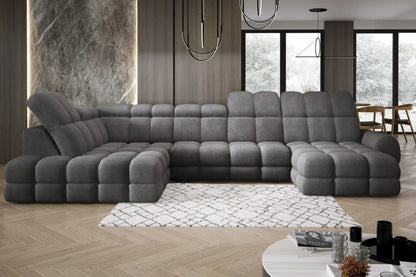 Canapé Panoramique Convertible Électrique TOLLO XL - 400 x 217 x 171 cm WERSAL