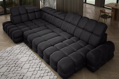 Canapé Panoramique Convertible Électrique TOLLO XL - 400 x 217 x 171 cm WERSAL
