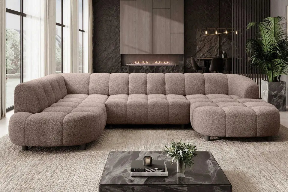 Canapé Panoramique Convertible Électrique VELPA XL - 355 x 205 x 183 cm WERSAL