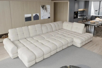 Canapé Panoramique Convertible Électrique TOLLO XL - 400 x 217 x 171 cm WERSAL
