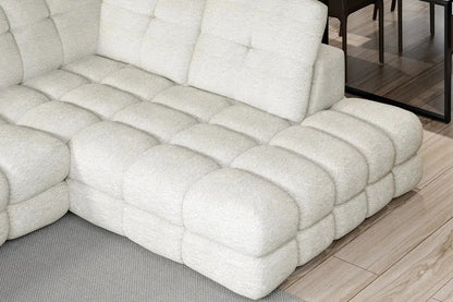 Canapé Panoramique Convertible Électrique TOLLO XL - 400 x 217 x 171 cm WERSAL