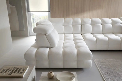 Canapé Panoramique Convertible Électrique VOLTERRA XL - 400 x 217 x 171 cm WERSAL